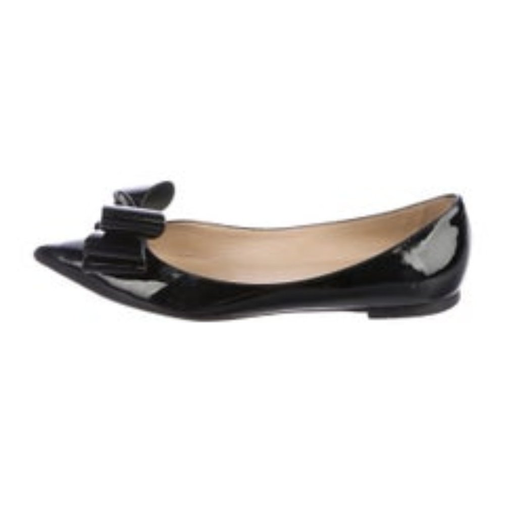 Valentino Garavani Patent Bow Flats